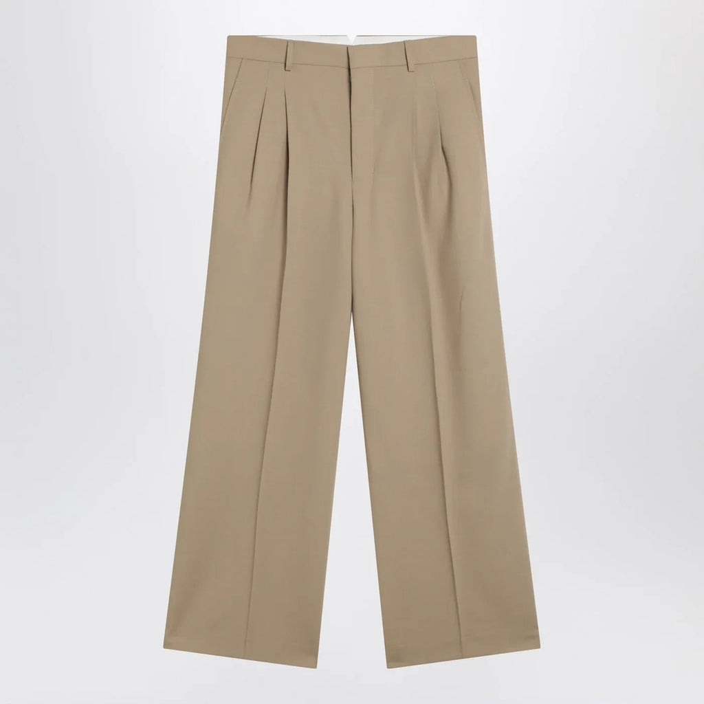 Ami Paris Beige wool trousers