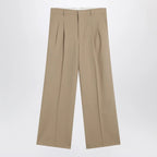 Ami Paris Beige wool trousers