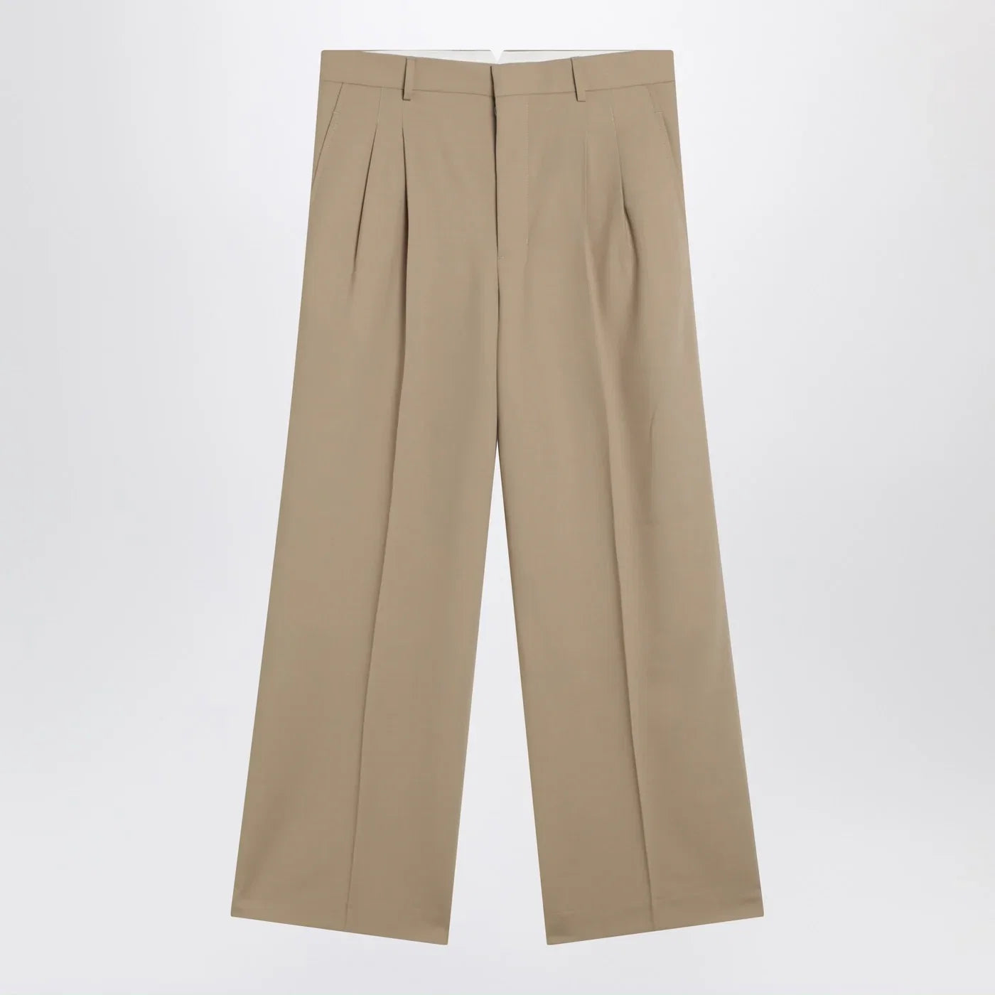 Ami Paris Beige wool trousers