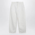 Ami Paris Cream white denim trousers