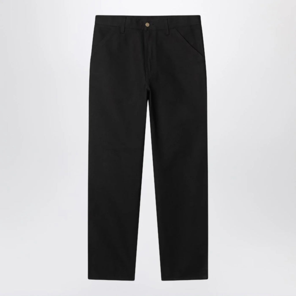 Carhartt WIP Single Knee Pant Black Rinsed in organic cotton
