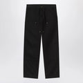 Carhartt WIP Black Rinsed Double Knee Pant