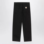 Carhartt WIP Black Rinsed Double Knee Pant