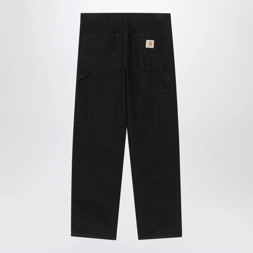 Carhartt WIP Black Rinsed Double Knee Pant