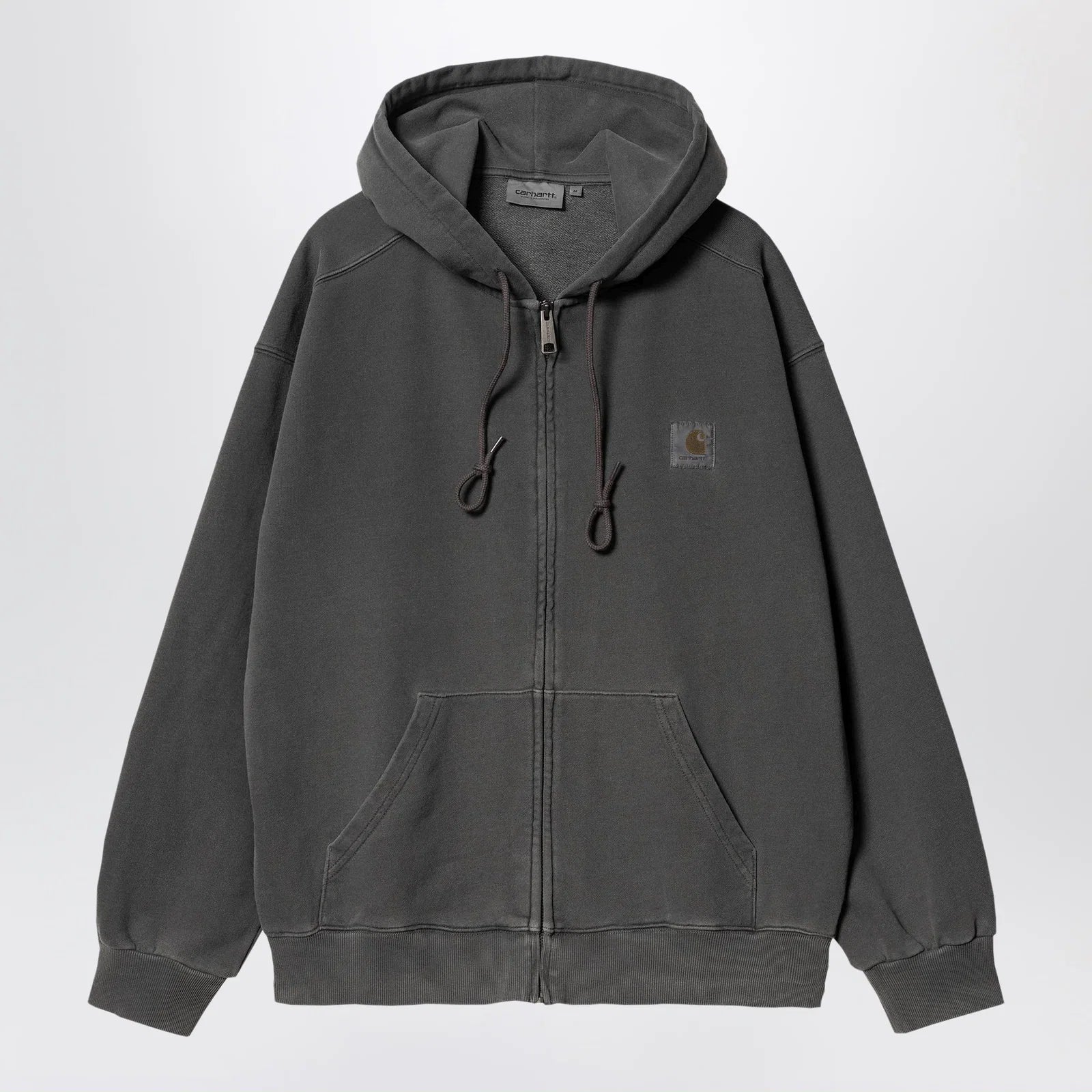 Carhartt WIP Nelson Black/Garment dyed zip-up sweatshirt