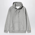 Carhartt WIP Grey Heather/Gold Hooded Chase Sweatshirt