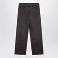 Carhartt WIP Single Knee Pant trousers in Dearborn Shale/Stone canvas