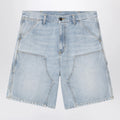 Carhartt WIP Double Knee Shorts Blue/Heavy Stone Bleached
