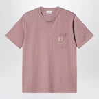 Carhartt WIP S/S Hudson Pocket T-Shirt in Daphne colour