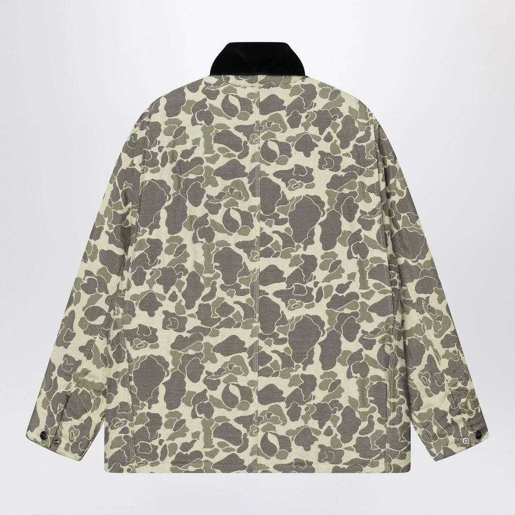 Carhartt WIP Tapestry Chore Coat Camo Duck Jacquard, Green/Tobacco