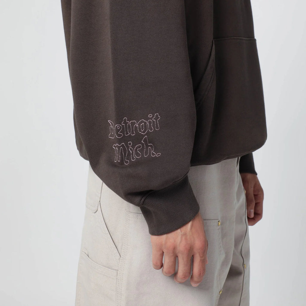 Carhartt WIP Hackwork hoodie in Vitola/Glassy Pink