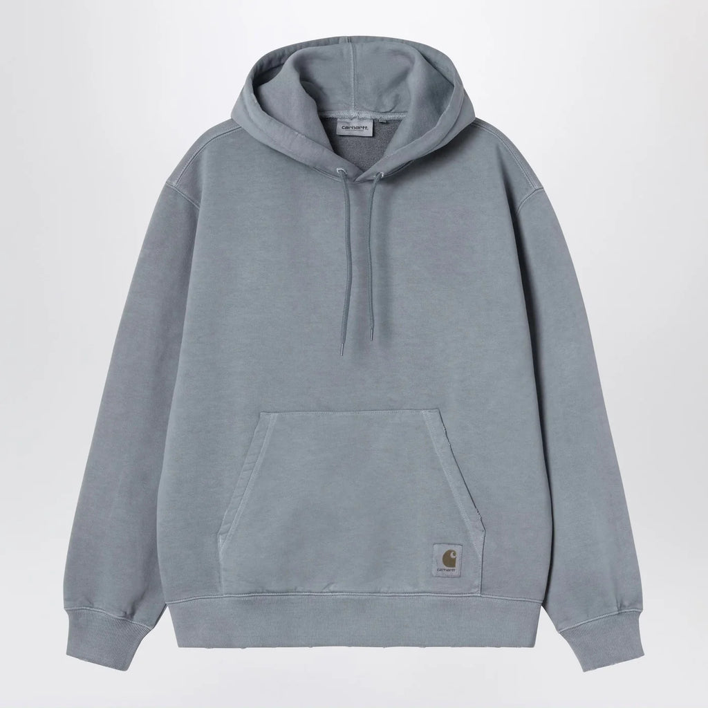 Carhartt WIP Hooded Torion Sweatshirt Office Blue/Grind washed