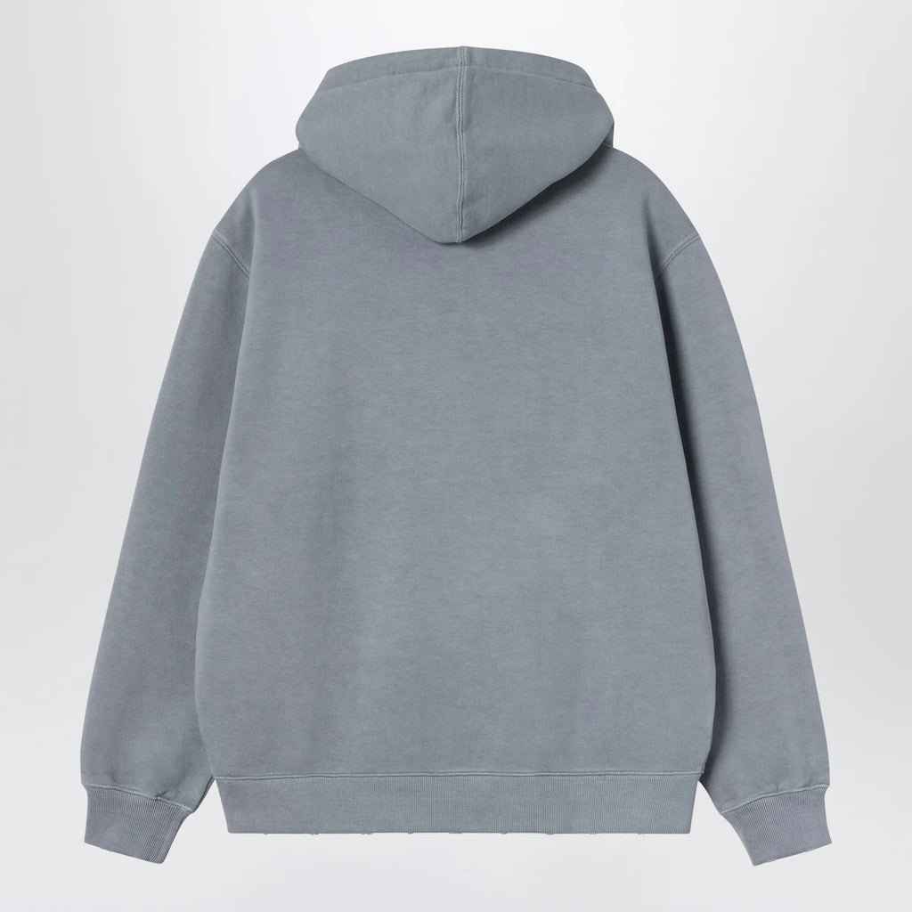 Carhartt WIP Hooded Torion Sweatshirt Office Blue/Grind washed