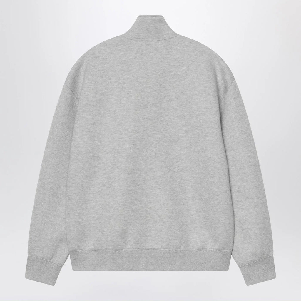 Carhartt WIP Alda Zip Sweat Jacket Grey Heather/White