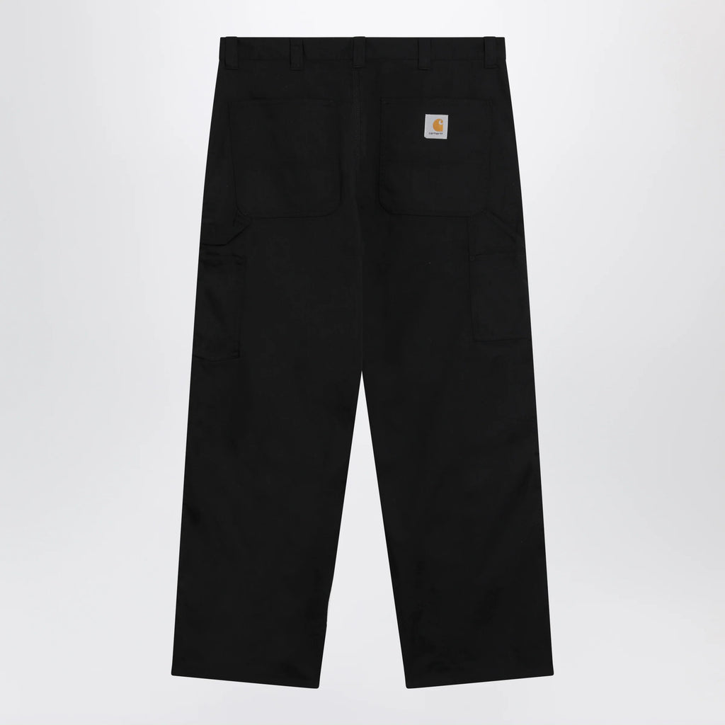 Carhartt WIP Postal Single Knee work pants in poly-cotton black