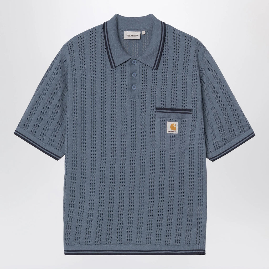 Carhartt WIP S/S Ramsey Polo Velvet Blue/Deep Night