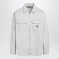 Carhartt WIP Mercer striped cotton shirt jacket in white
