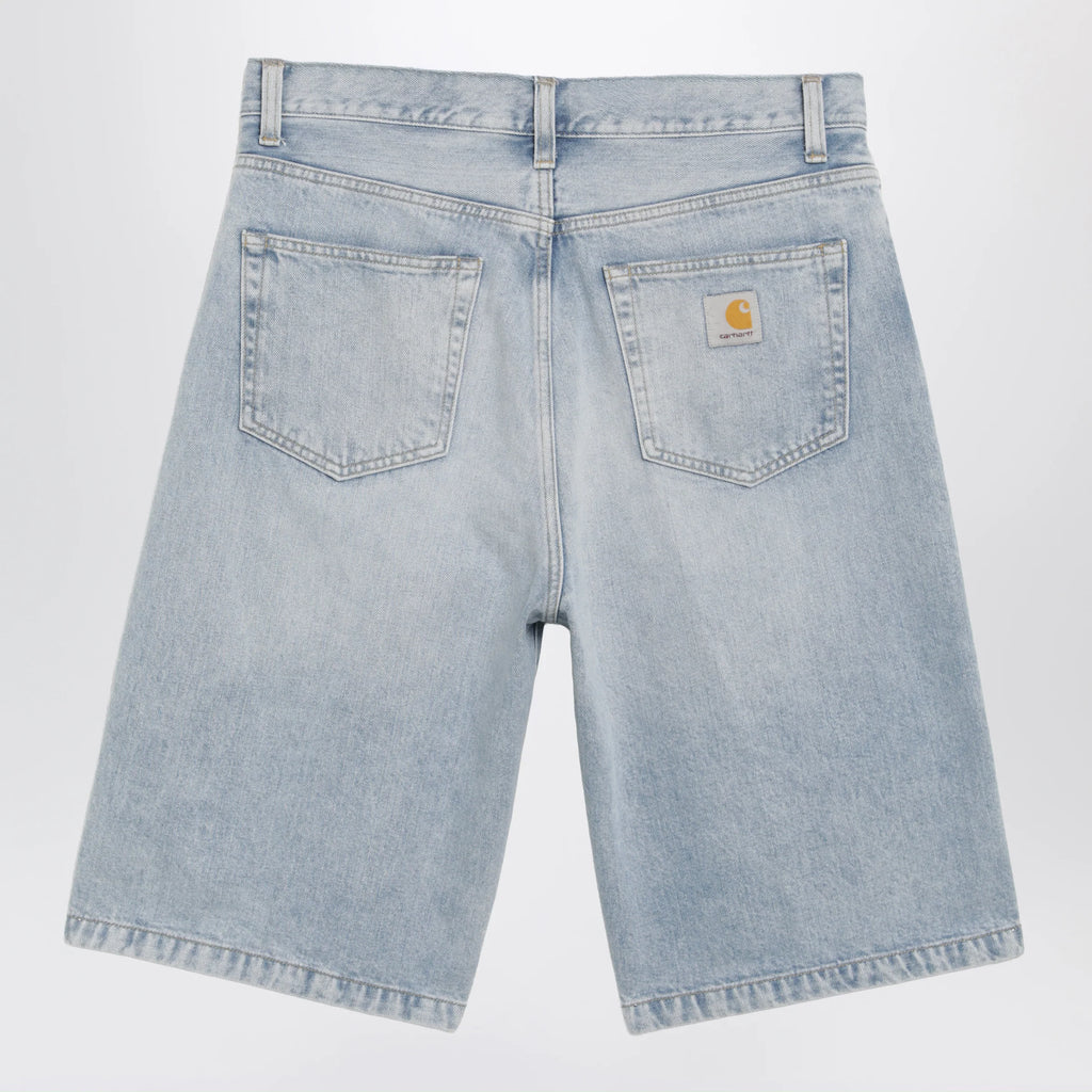 Carhartt WIP Langdon Short loose-fit cotton denim shorts in blue