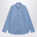 Carhartt WIP Keene long-sleeve shirt in cotton poplin, Keen Stripe/Curacao