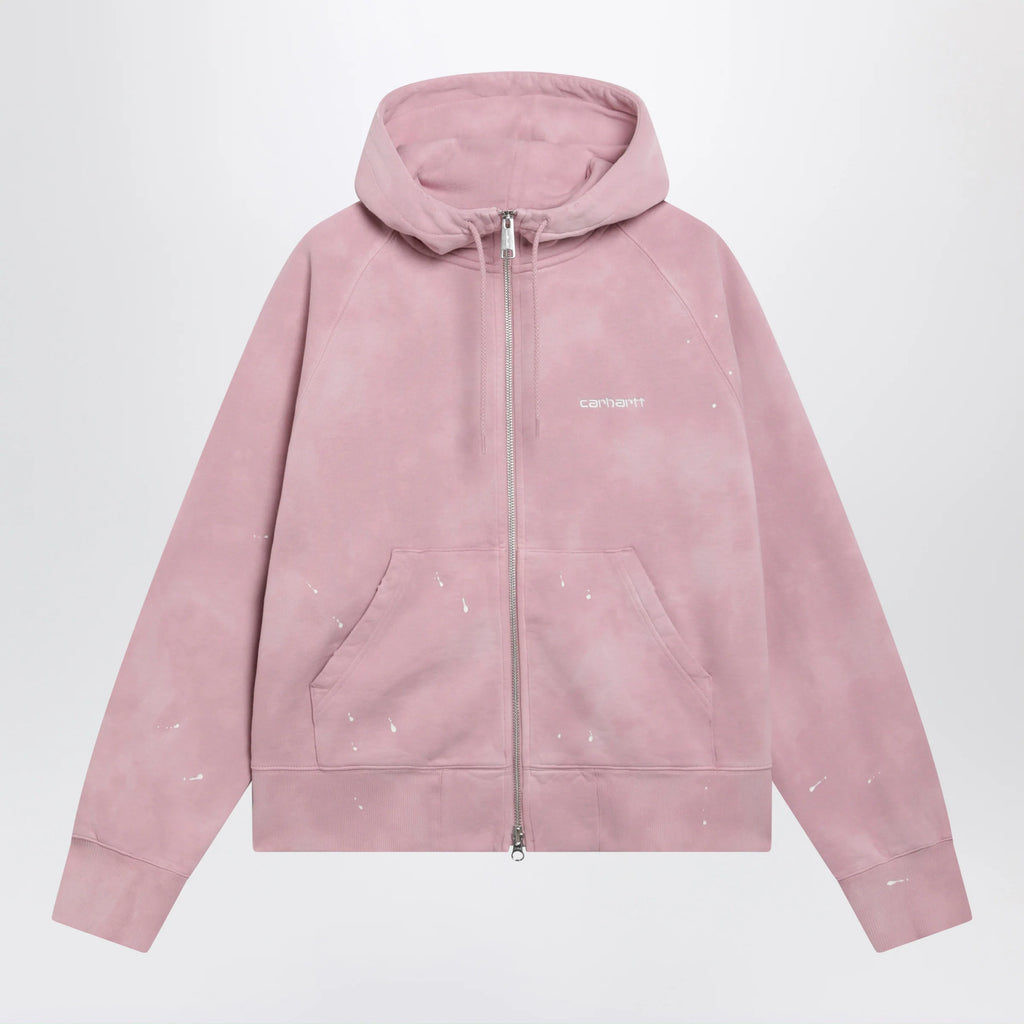 Carhartt WIP Women's Hooded Painter Jacket in cotton, Hortensia Wash