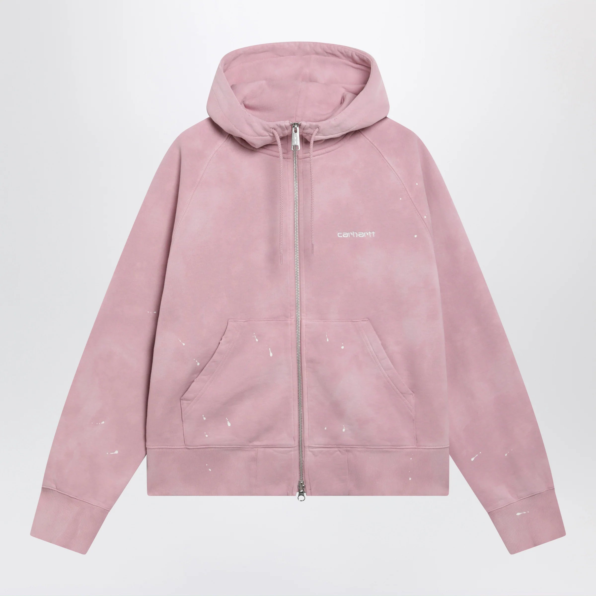 Carhartt WIP Women's Hooded Painter Jacket in cotton, Hortensia Wash