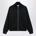 Carhartt WIP Black cotton knit zip cardigan sweatshirt