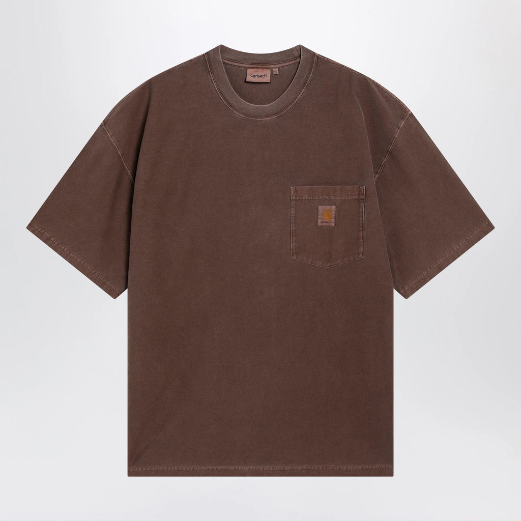 Carhartt WIP Loose Pocket T-shirt in tobacco-coloured cotton jersey