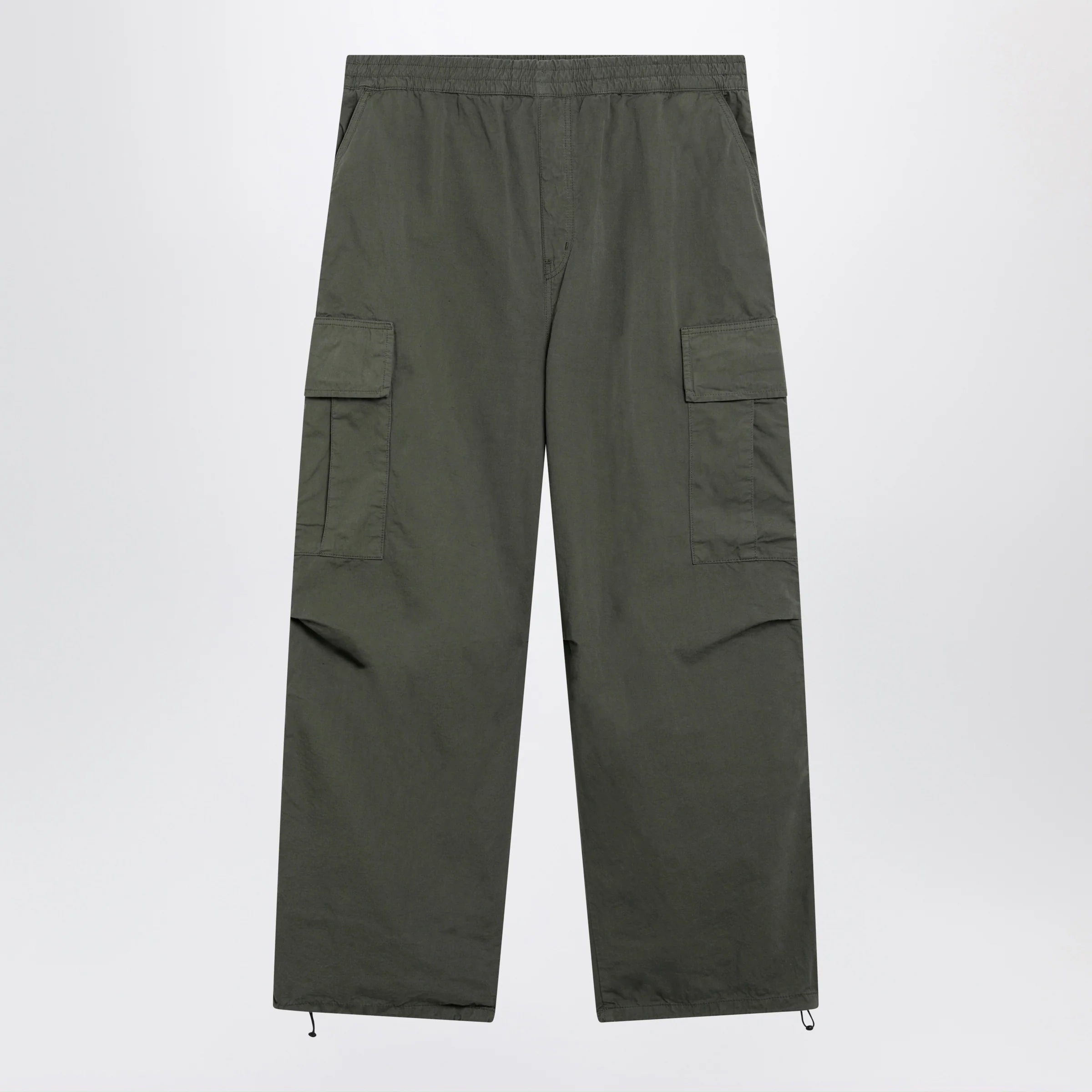 Carhartt WIP Mandler cargo trousers in military green cotton poplin