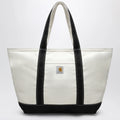 Carhartt WIP Canvas Beach Tote canvas in natural/black