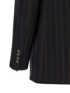 Alberto Biani Pinstripe Flannel Blazer
