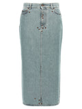 تنورة جينز Moschino Rivets