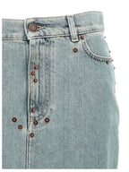 تنورة جينز Moschino Rivets