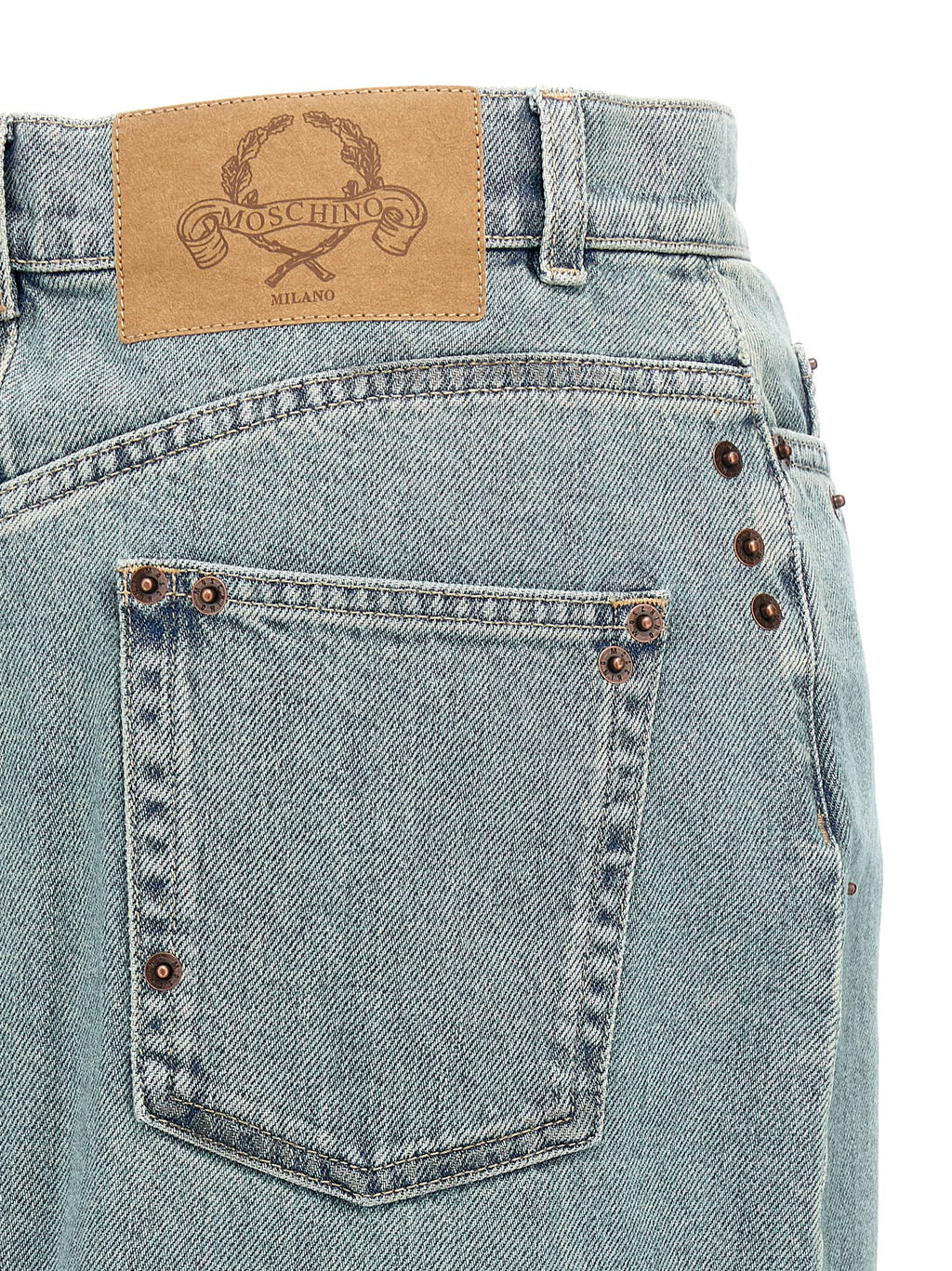 تنورة جينز Moschino Rivets
