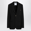 Moschino Black single-breasted jacket