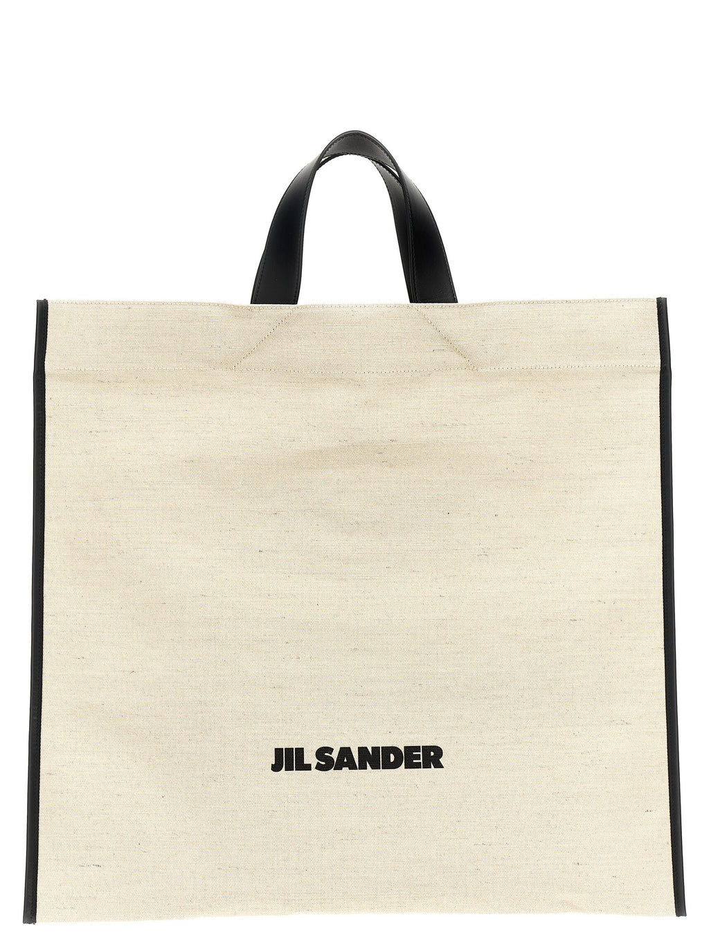Jil Sander Border Book Tote Square Shopping Bag
