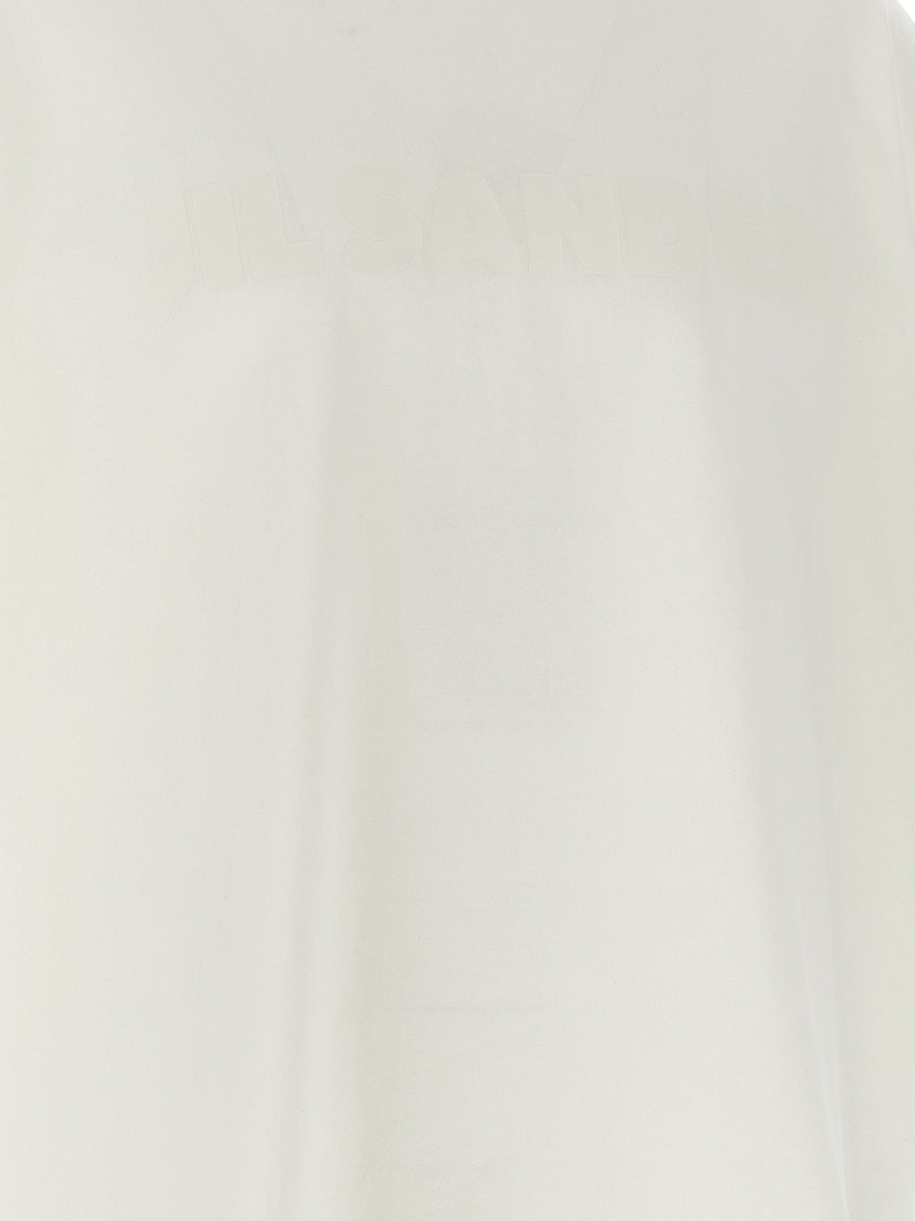 تي شيرت بطبعة شعار Jil Sander