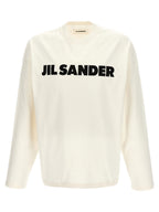 تي شيرت بطبعة شعار Jil Sander
