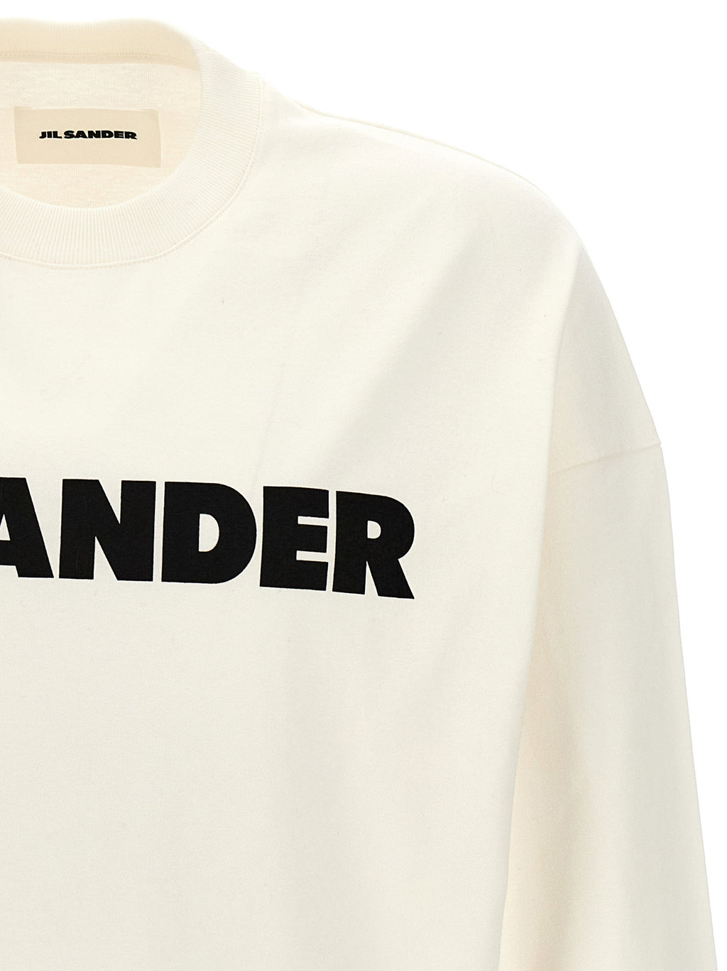 تي شيرت بطبعة شعار Jil Sander