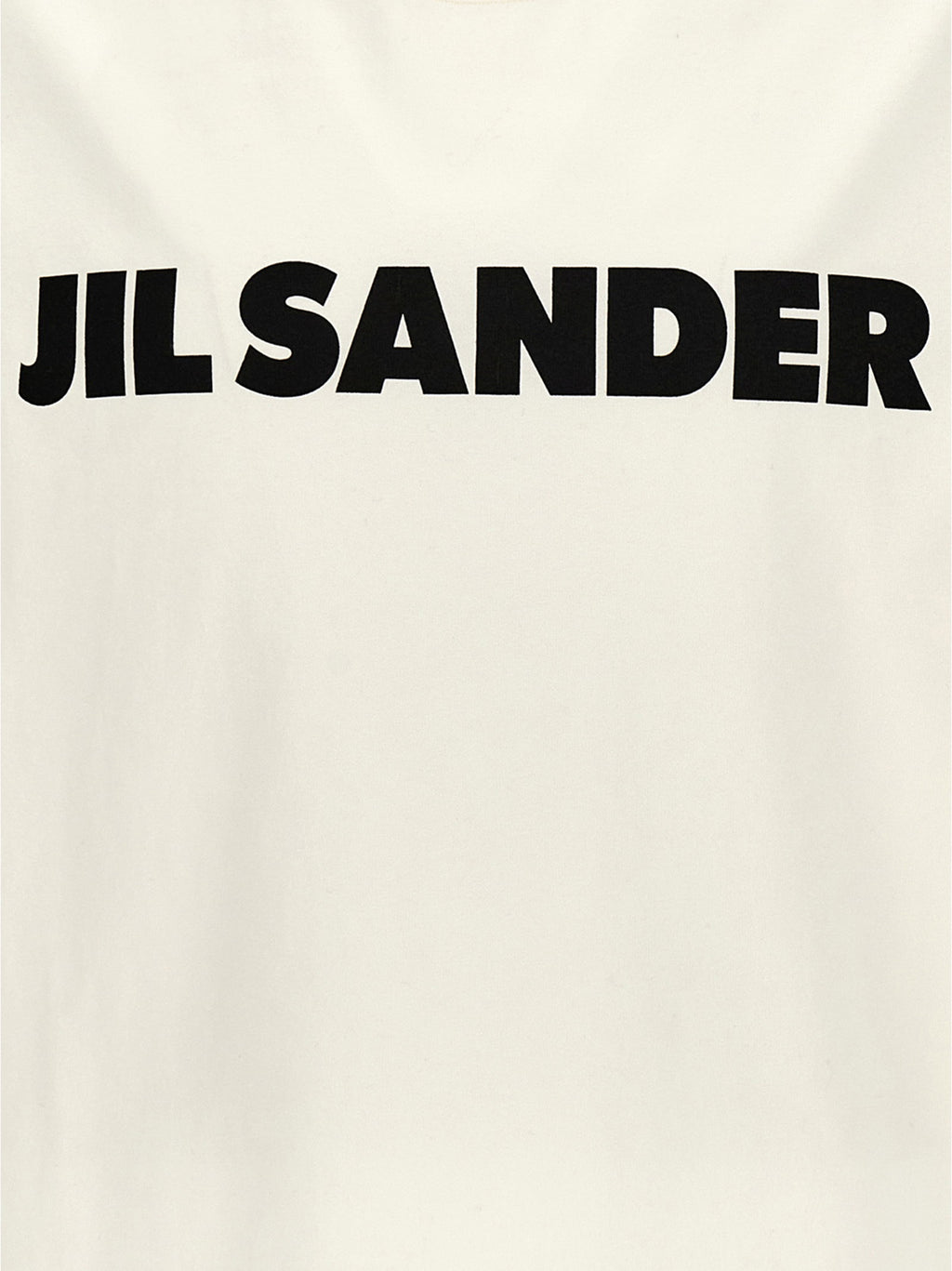 تي شيرت بطبعة شعار Jil Sander
