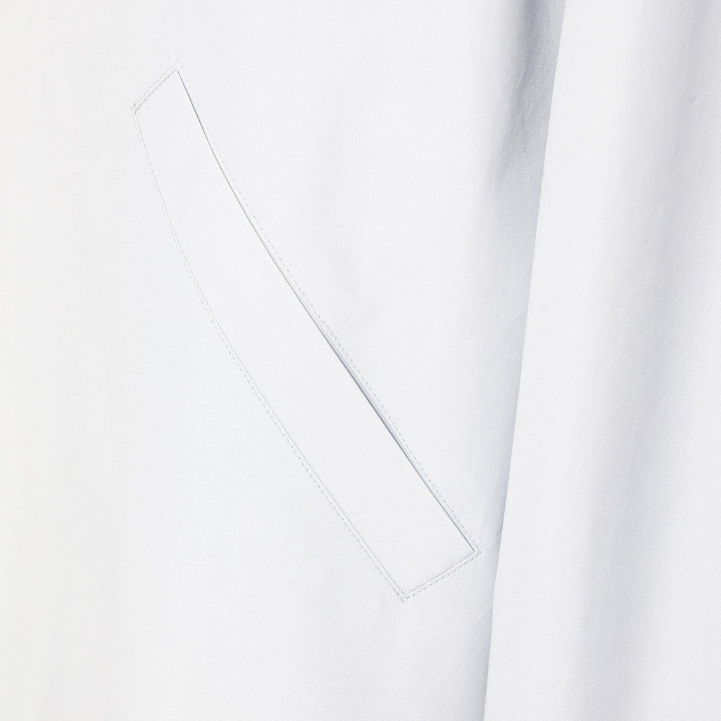 Jil Sander Light grey cotton taffeta jacket with logo