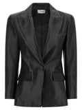 Balmain Leather Blazer