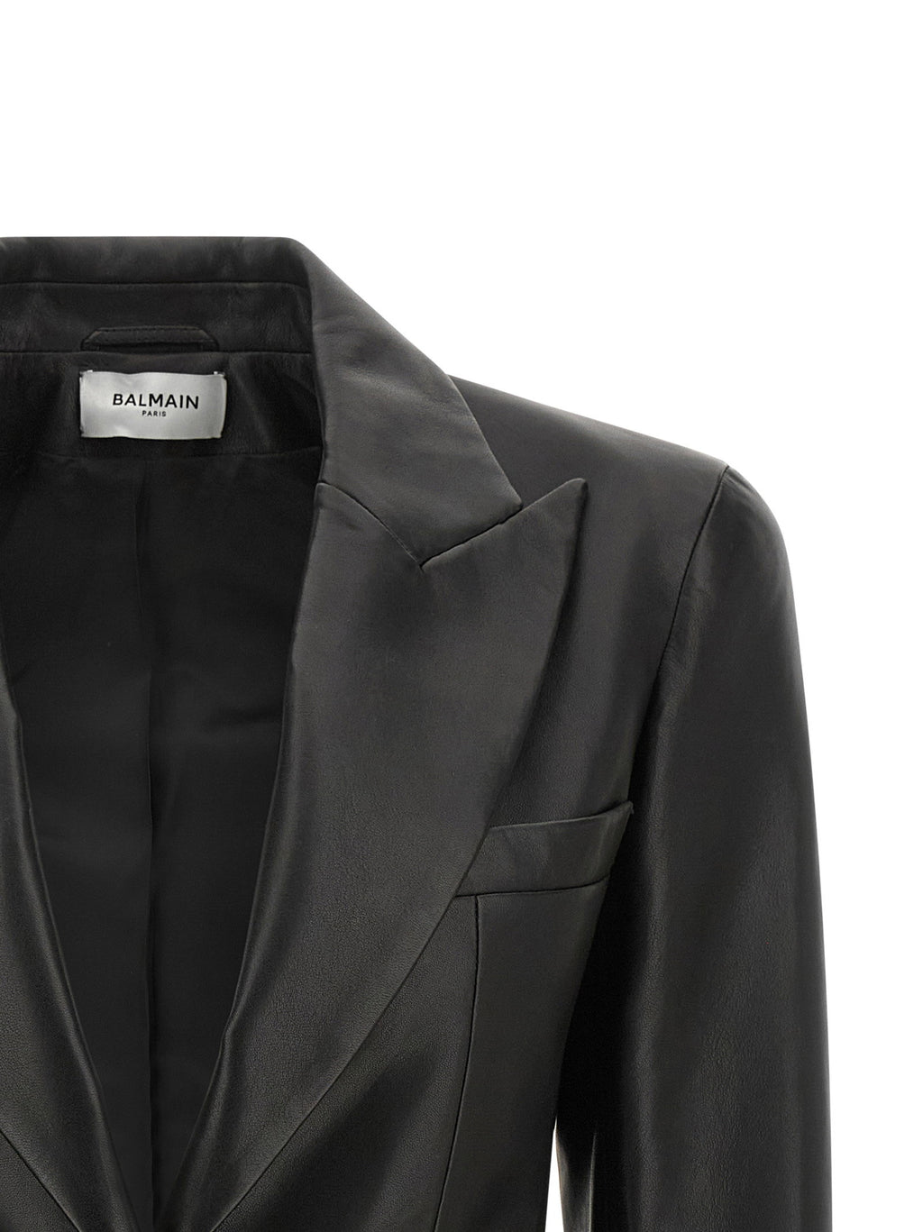 Balmain Leather Blazer