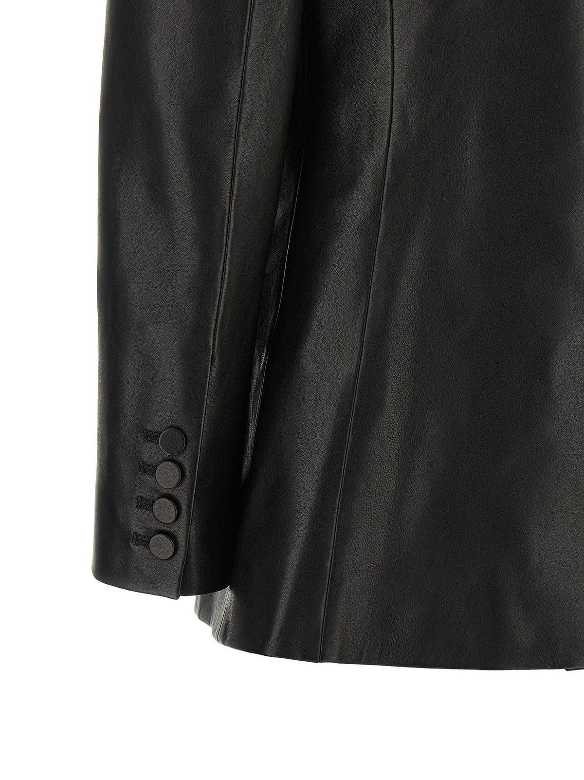 Balmain Leather Blazer