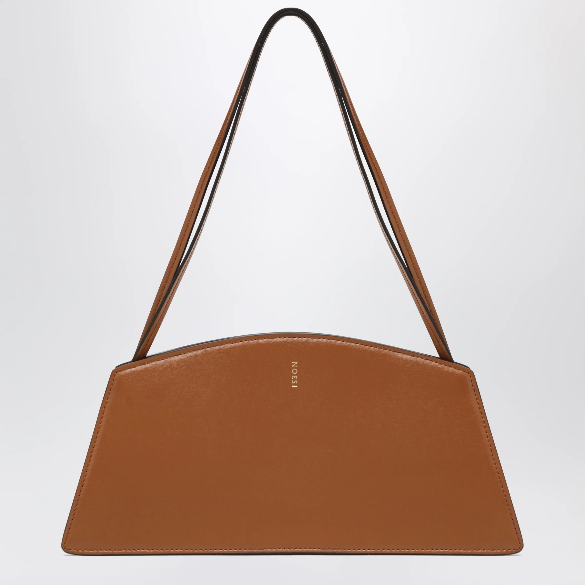 NOESI Jade Siena brown bag in smooth leather