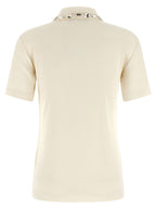 Fabiana Filippi Crystal Collar Polo Shirt