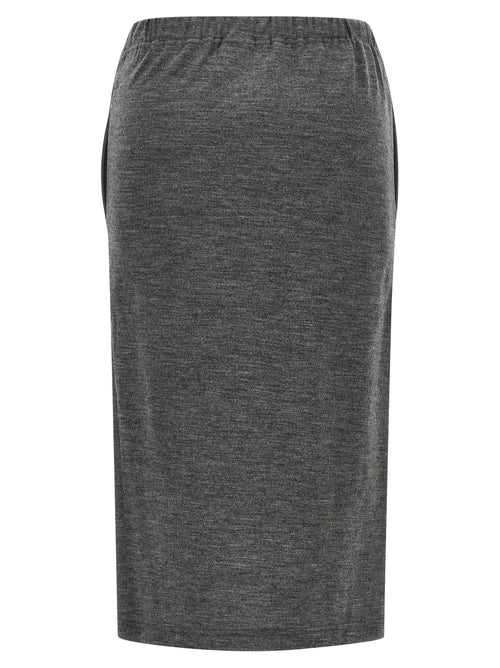 Junya Watanabe Mélange Wool Skirt
