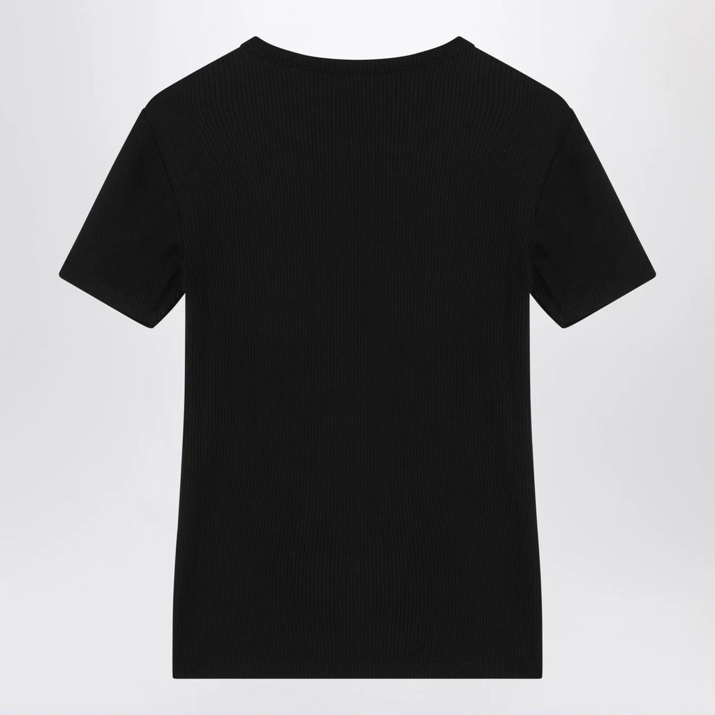 Calvin Klein Black ribbed T-shirt