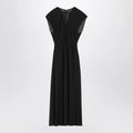 Calvin Klein Black midi dress with belt