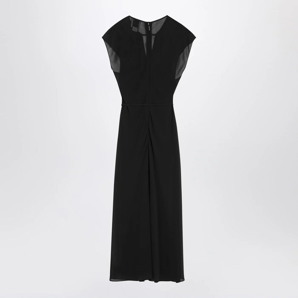 Calvin Klein Black midi dress with belt