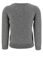 Ganni Grey Check Cardigan